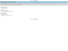 Tablet Screenshot of officialsmogcheck.com